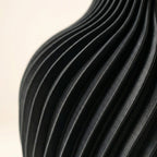 Modern Spiral Flower Vase, Sculptural 3D Printed Vase, Minimalist Home Decor, Contemporary Table Centerpiece