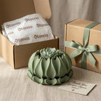 Sculptural Petal Planter with Drainage Tray, Modern Indoor Plant Pot for Succulents